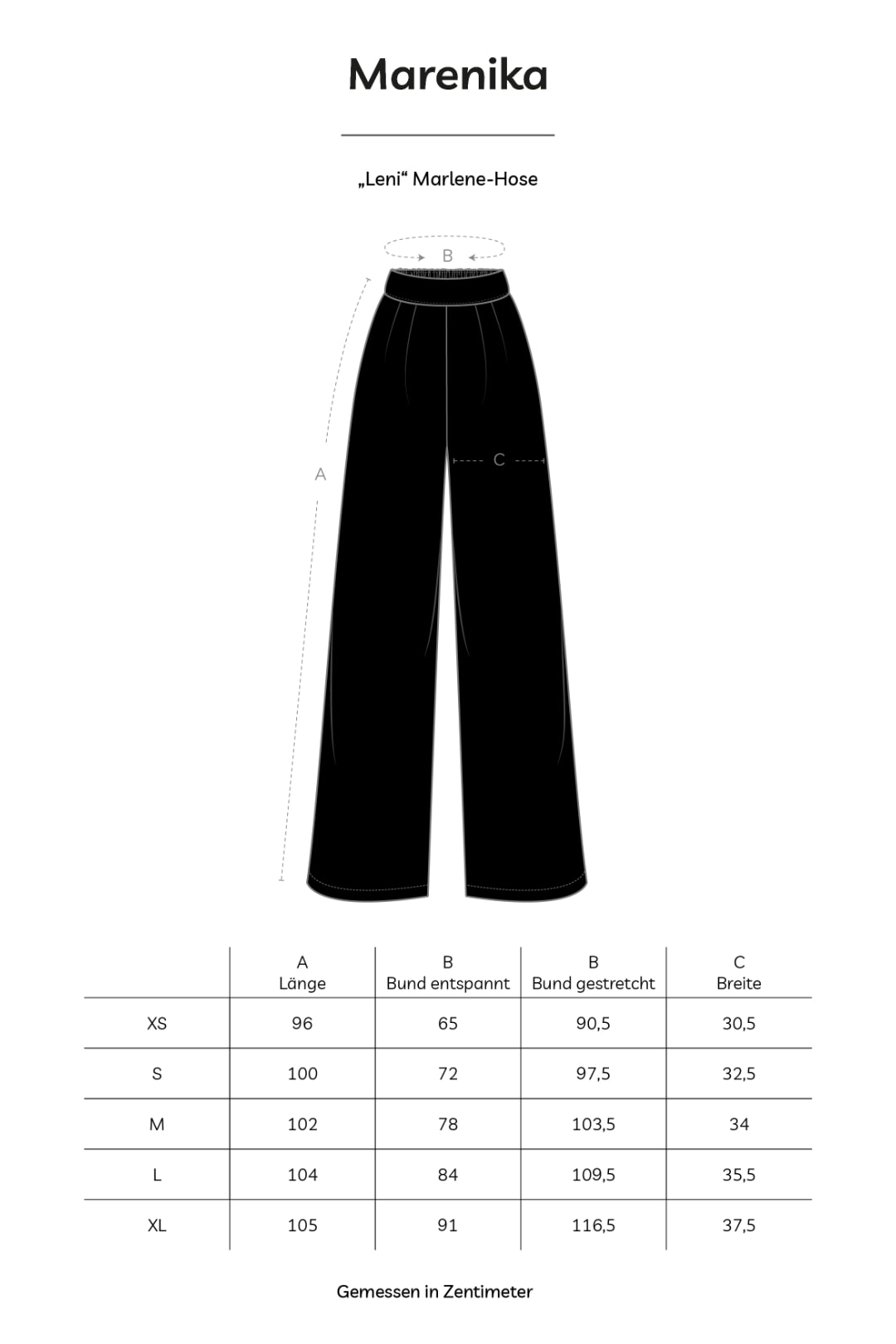 Marlene Hose LENI aus TENCEL™ Schwarz