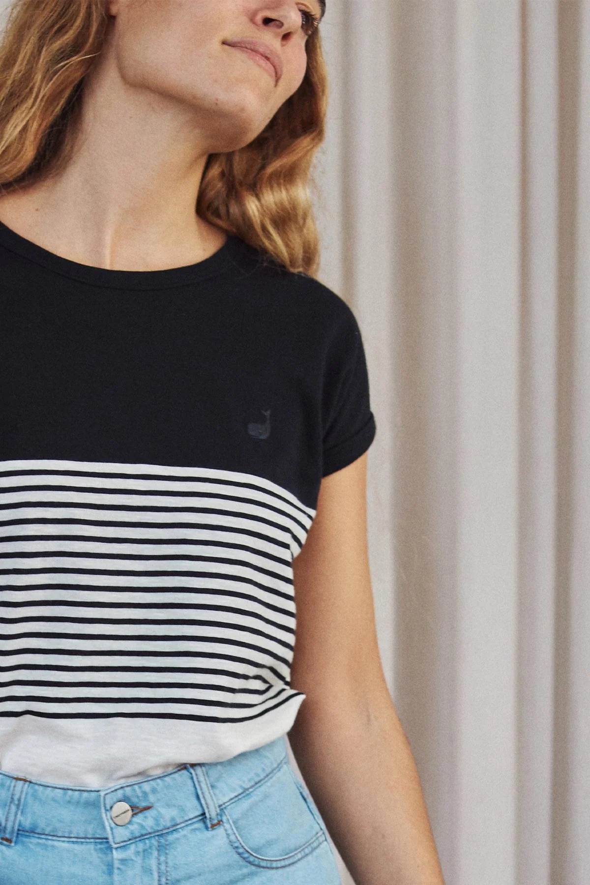 TWOTHIRDS T-Shirt Molène Black für Damen (Bio-Baumwolle)