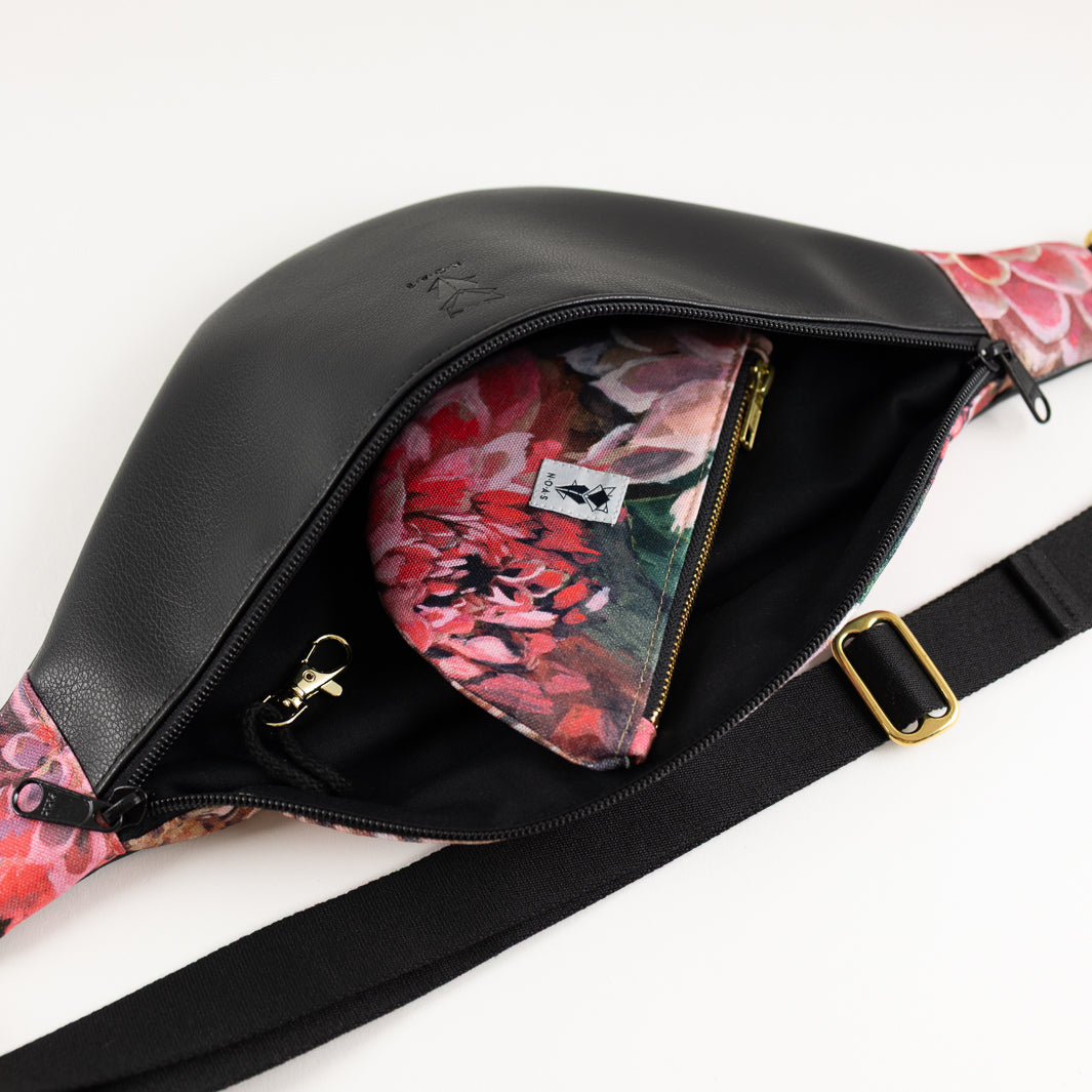 Bauchtasche Spring Blossom Size L - vegan und handgefertigt in Berlin | NOAS