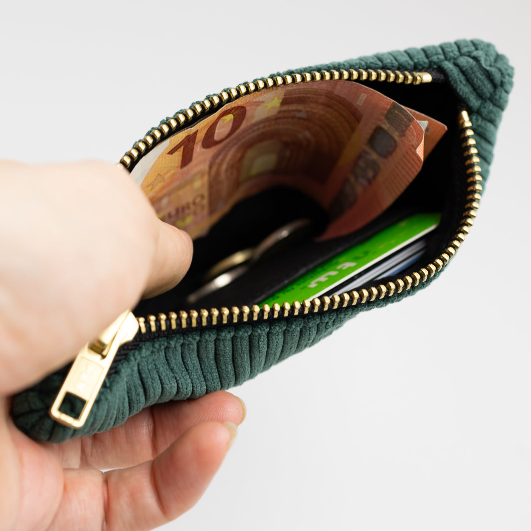 Moon Bag Geldbösre Cord Honiggelb