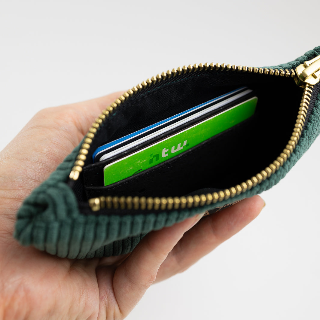 Moon Bag Geldbösre Cord Honiggelb  - vegan und handgefertigt in Berlin | NOAS