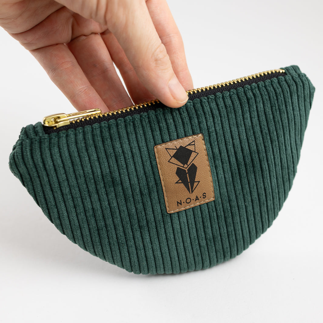 Bauchtasche CORD Greige Size L - vegan und handgefertigt in Berlin | NOAS