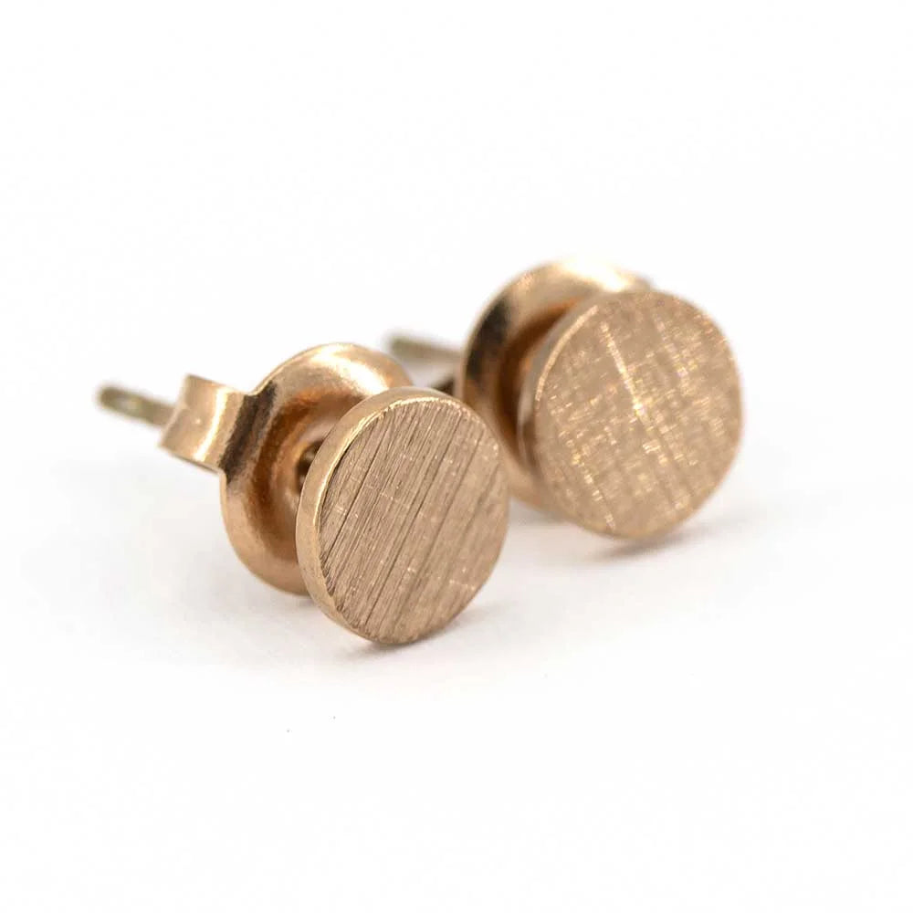 Pura Ohrring 6mm gebürstet