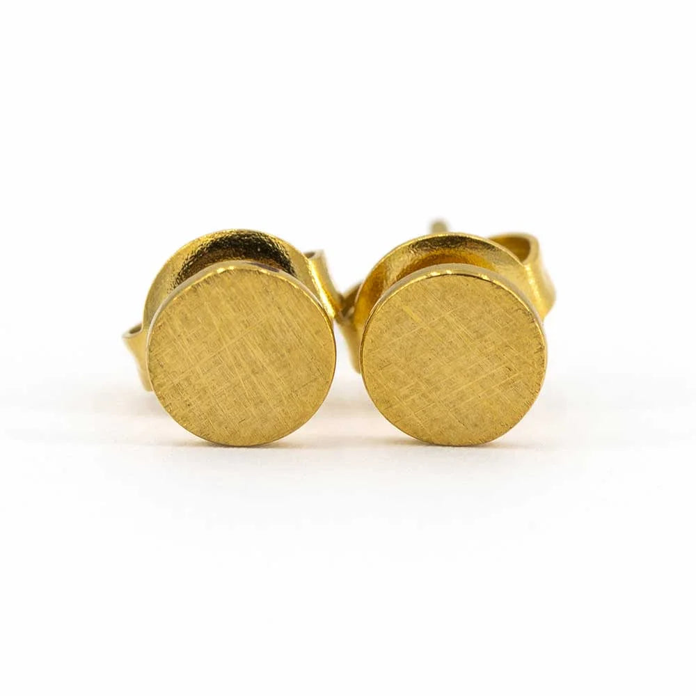 Pura Ohrring 6mm gebürstet