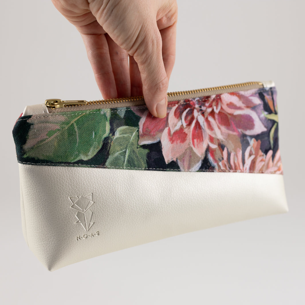 Kosmetiktasche Spring Blossom - vegan und handgefertigt in Berlin | NOAS