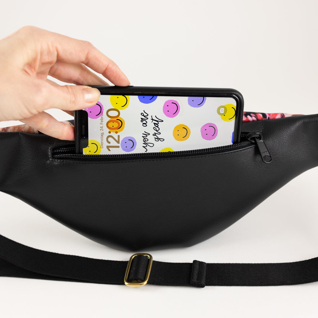 Bauchtasche Spring Blossom Size L - vegan und handgefertigt in Berlin | NOAS