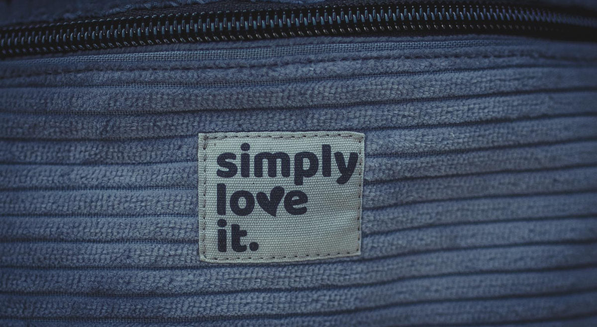 simply love it Luni Bag Cord grau für Damen - Limited Edition