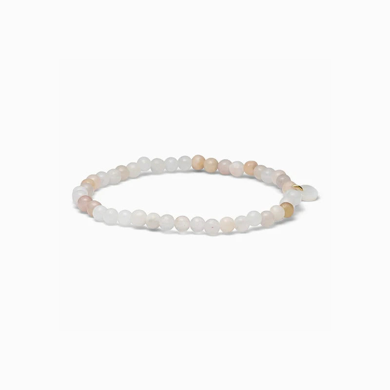Dünnen Perlenarmband aus rosa jade von Soi