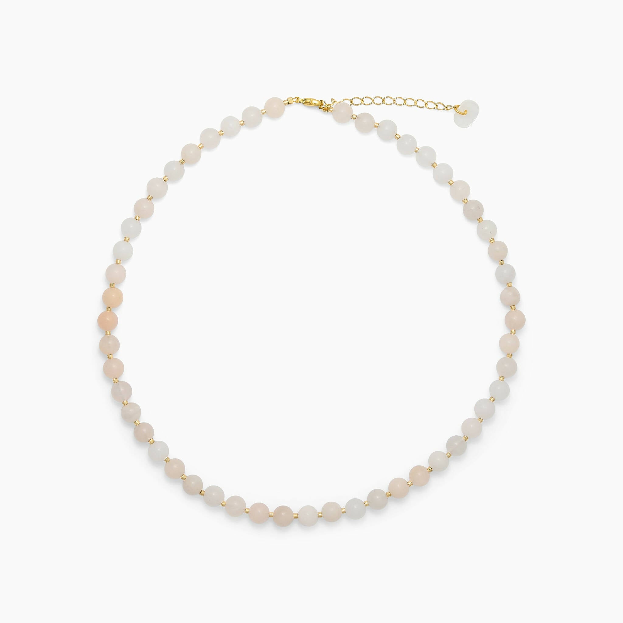 Perlenkette aus rosa Jade