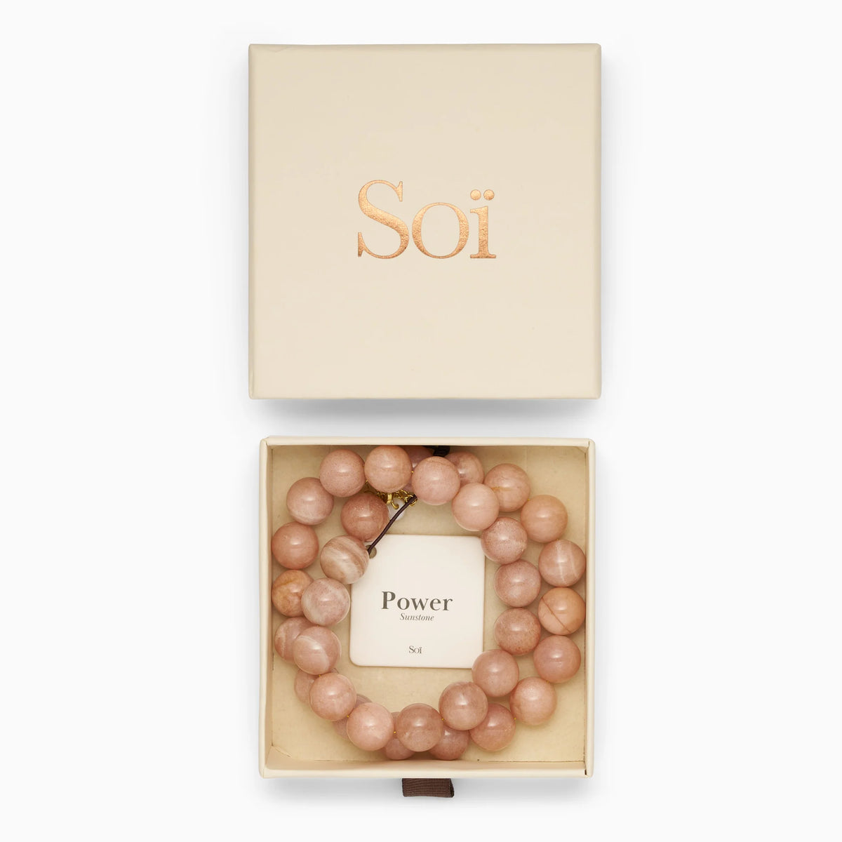 Kette für Damen Faro Sonnenstein "Power" - Symbol für Kraft | Soï (Sterlingsilber, vergoldet)