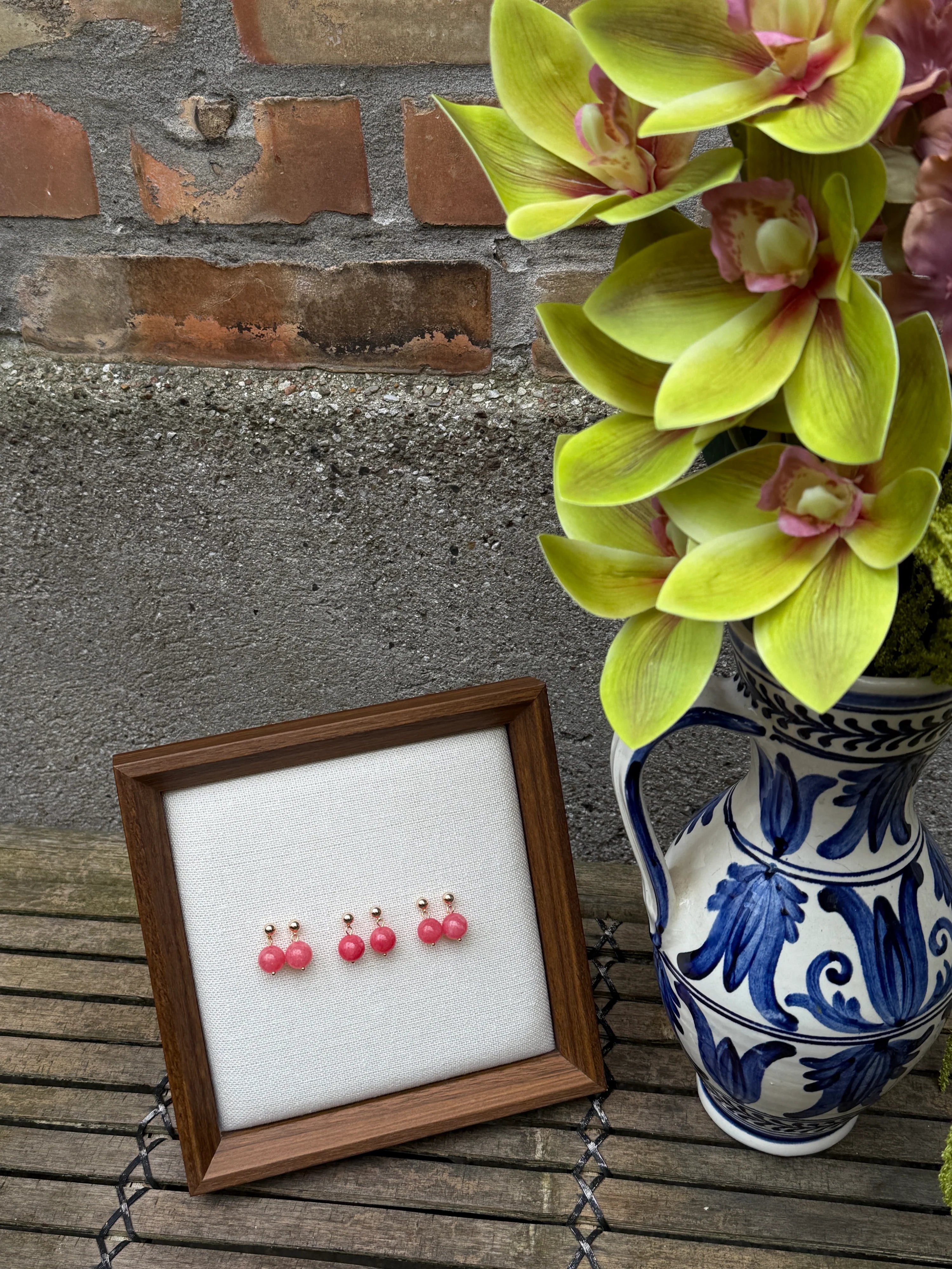 Ohrringe Redstone Quarz "Clarity"