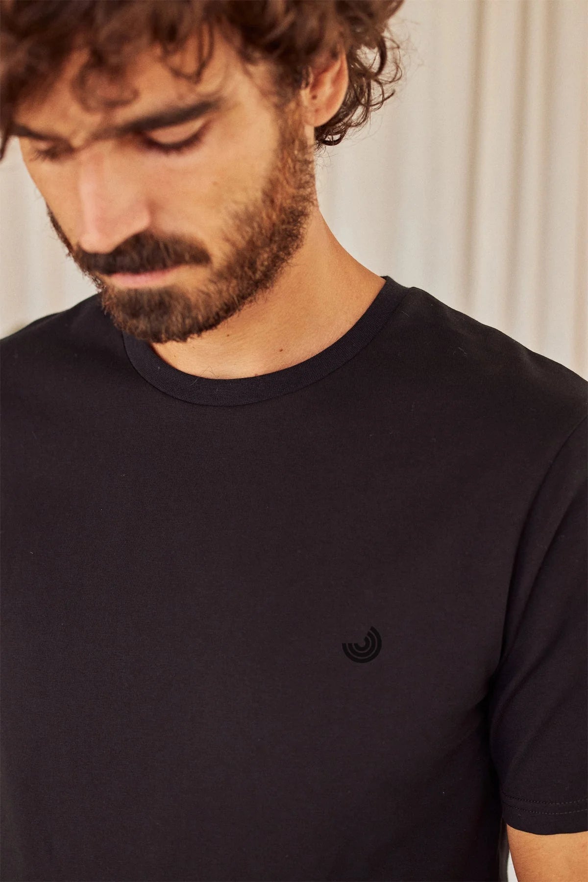 TWOTHIRDS Herren T-Shirt The Organic Cotton Tee Black (Bio-Baumwolle)