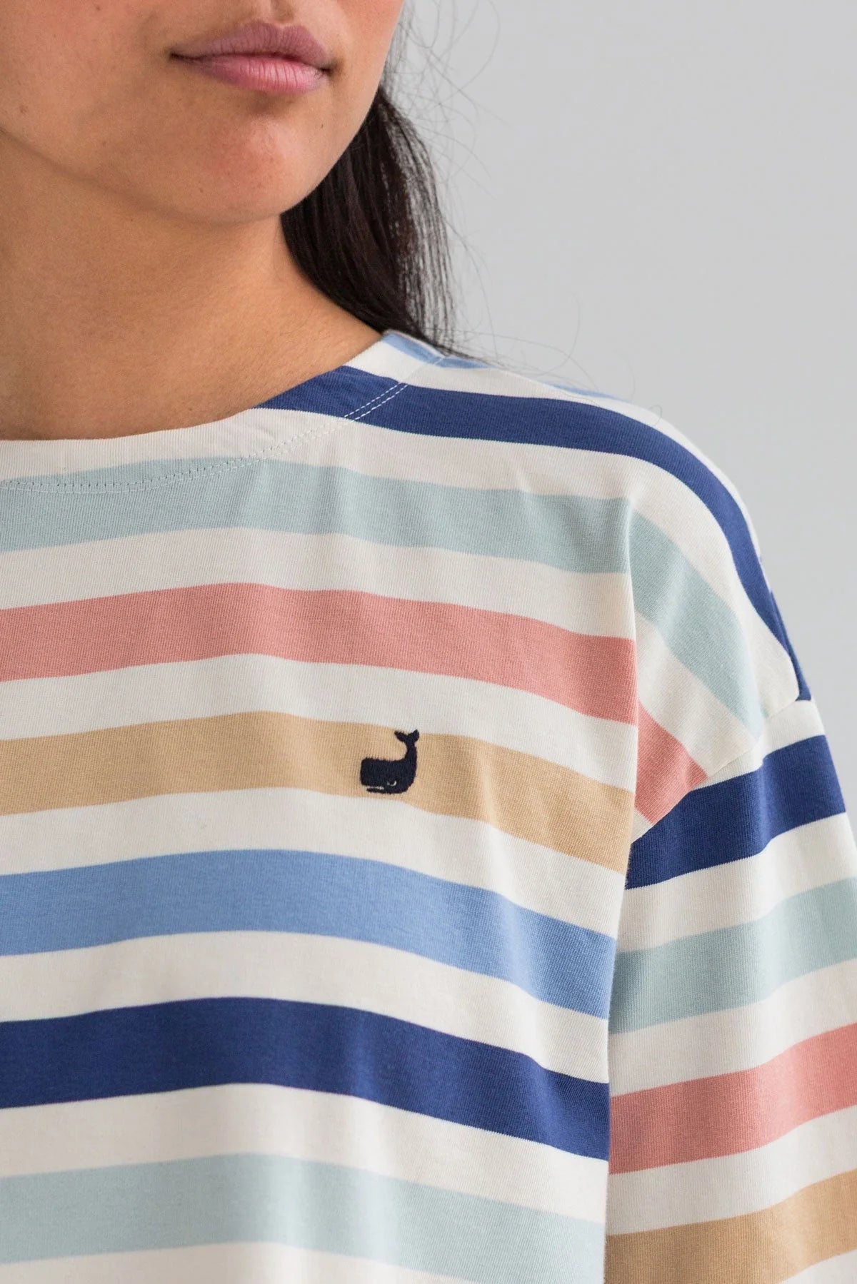 TWOTHIRDS T-Shirt Fingal Multicolour Stripes