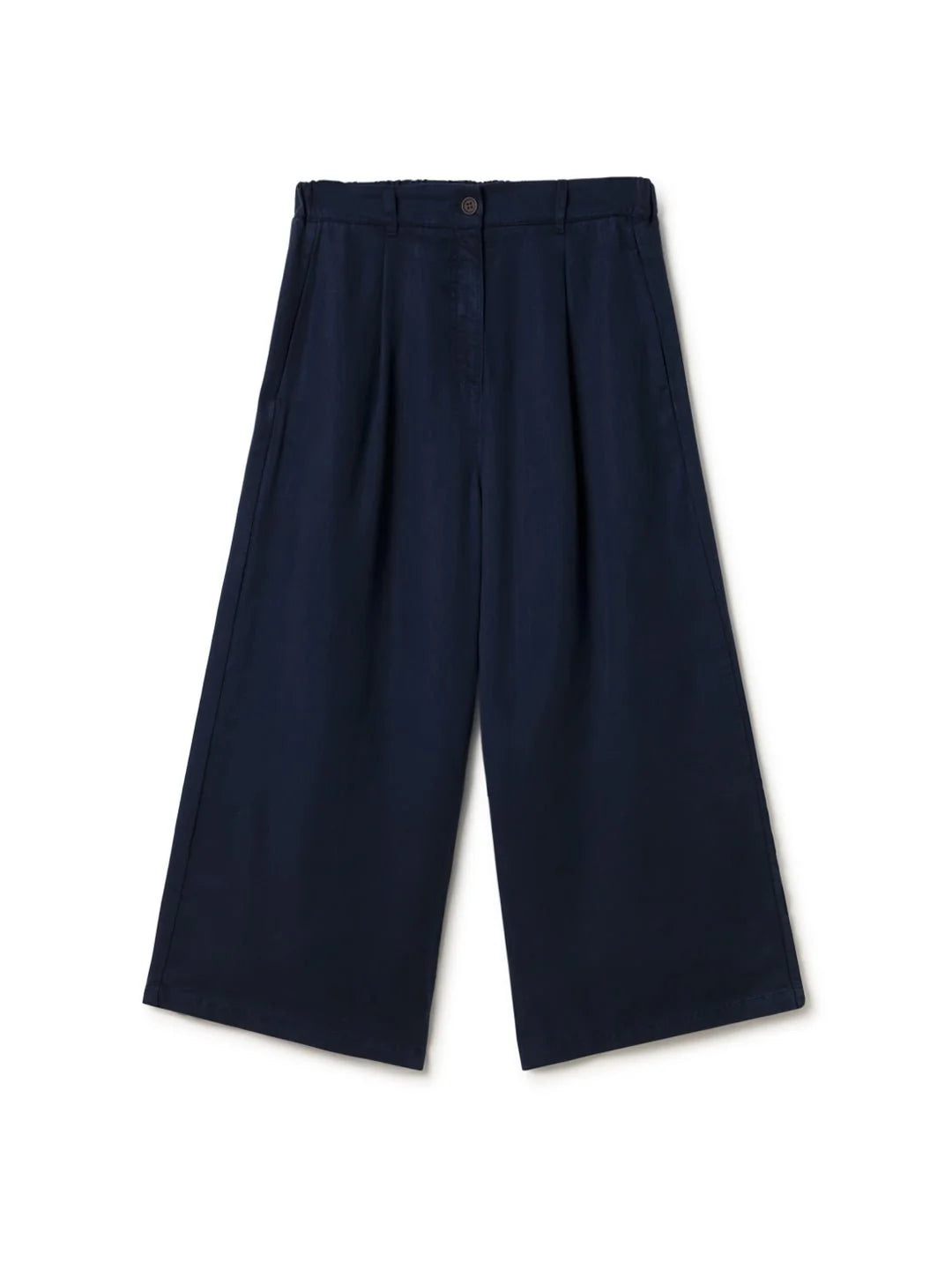 Twothirds Weite Hose Nanpu aus Tencel blue night freigestellt