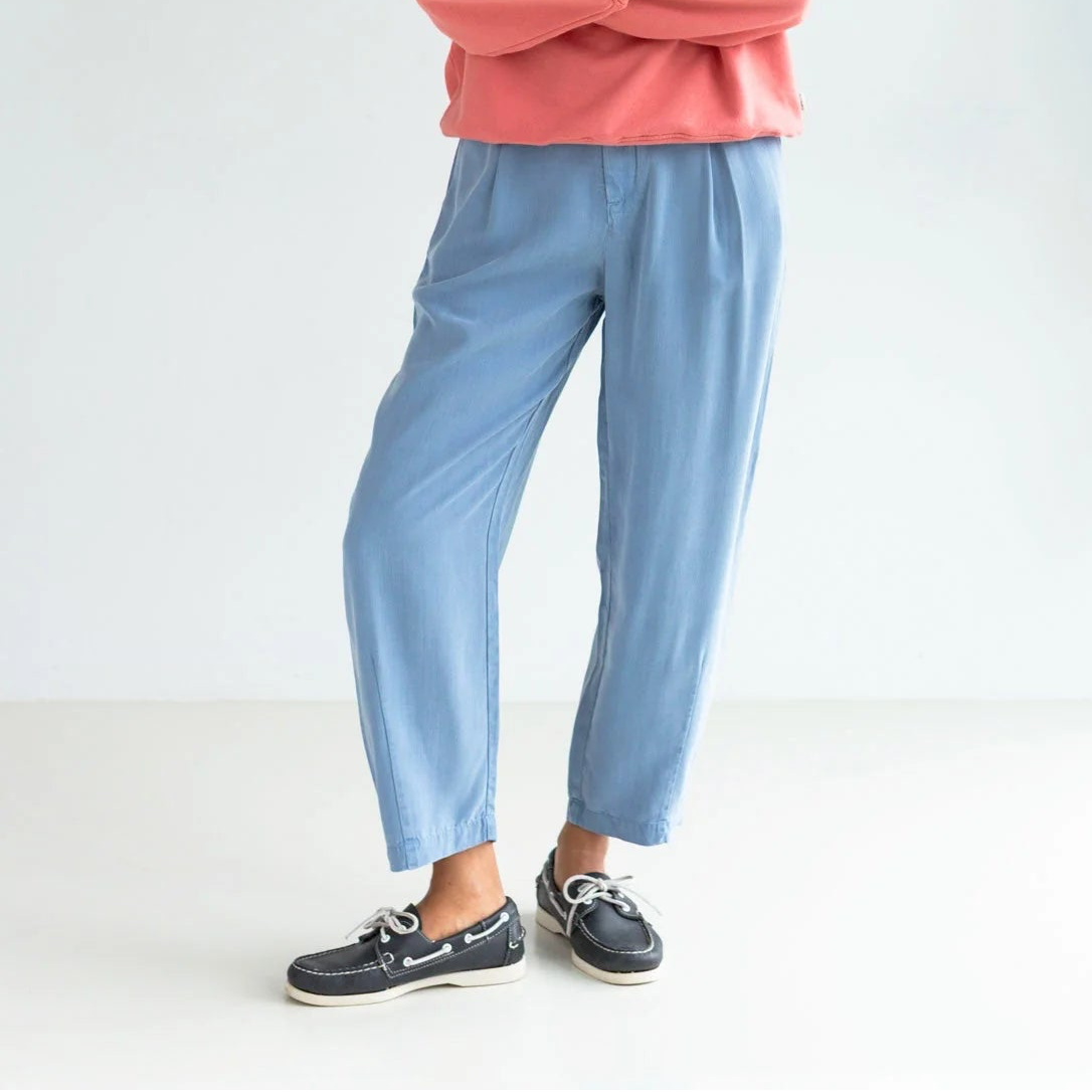 TWOTHIRDS Hose Haruku Denim Blue für Damen (TENCEL™)