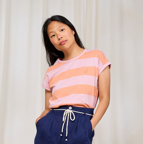 TWOTHIRDS T-Shirt Santandria Orange Pink